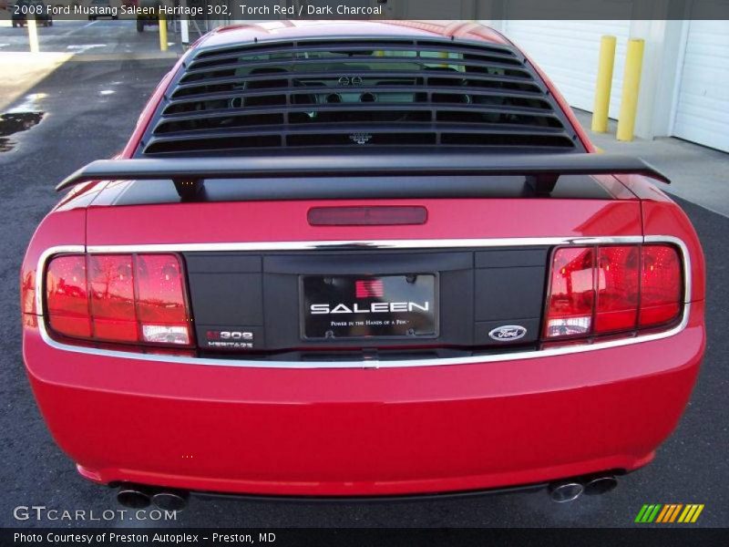 Torch Red / Dark Charcoal 2008 Ford Mustang Saleen Heritage 302