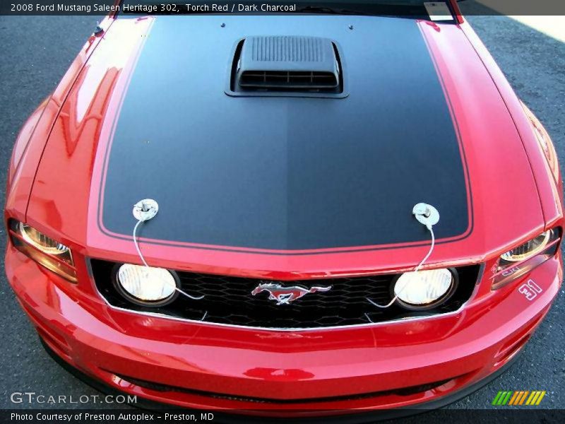 Torch Red / Dark Charcoal 2008 Ford Mustang Saleen Heritage 302