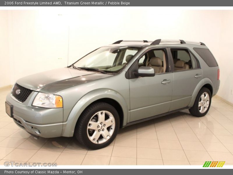 Titanium Green Metallic / Pebble Beige 2006 Ford Freestyle Limited AWD