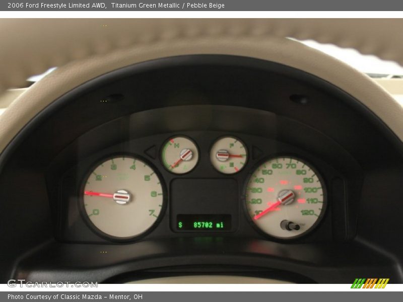 Titanium Green Metallic / Pebble Beige 2006 Ford Freestyle Limited AWD
