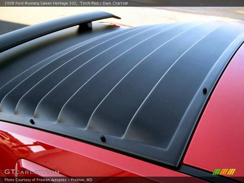 Torch Red / Dark Charcoal 2008 Ford Mustang Saleen Heritage 302