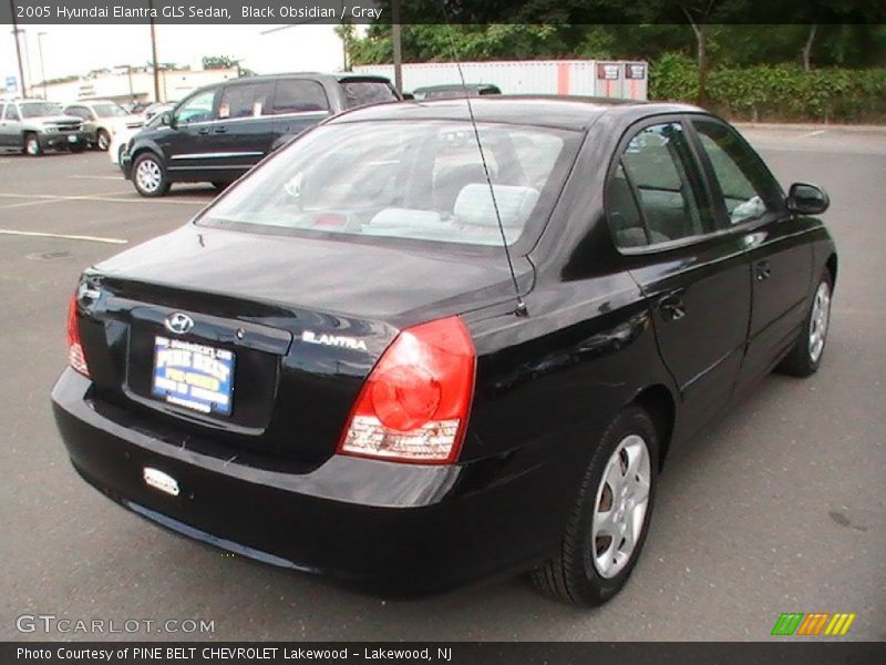 Black Obsidian / Gray 2005 Hyundai Elantra GLS Sedan