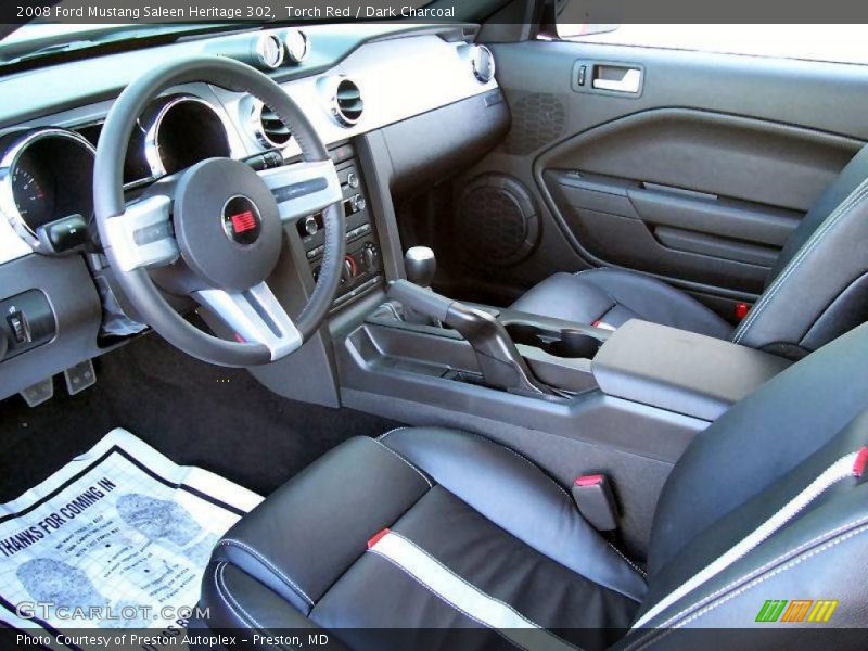 Torch Red / Dark Charcoal 2008 Ford Mustang Saleen Heritage 302