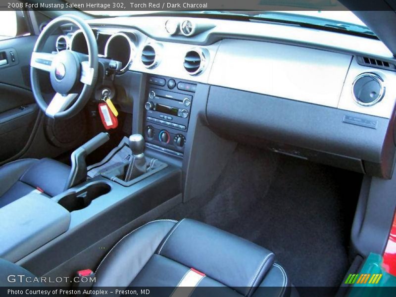 Torch Red / Dark Charcoal 2008 Ford Mustang Saleen Heritage 302