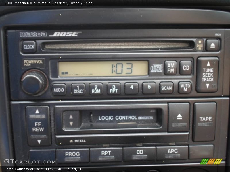 Audio System of 2000 MX-5 Miata LS Roadster