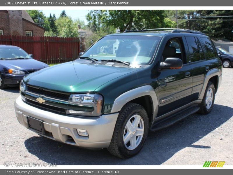 Forest Green Metallic / Dark Pewter 2002 Chevrolet TrailBlazer LTZ 4x4