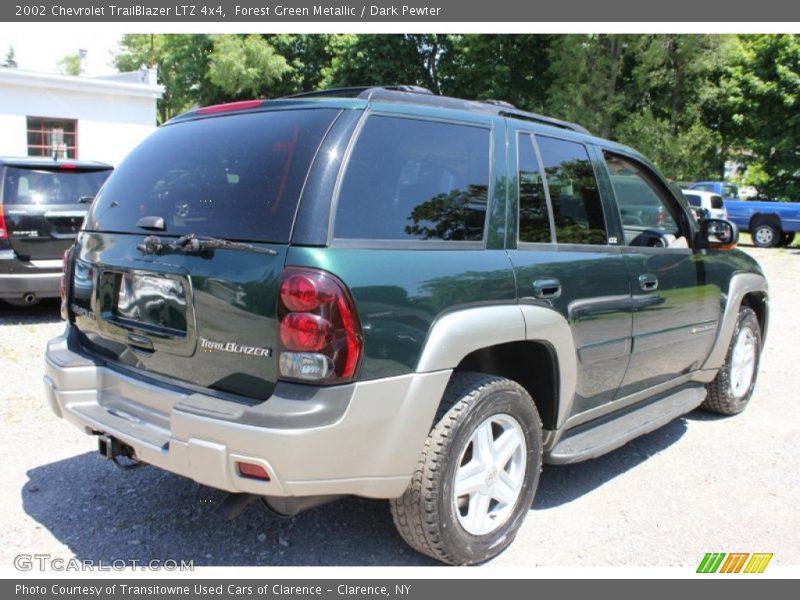 Forest Green Metallic / Dark Pewter 2002 Chevrolet TrailBlazer LTZ 4x4