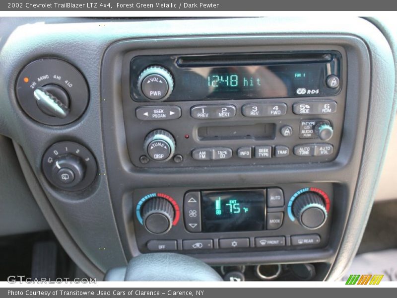 Forest Green Metallic / Dark Pewter 2002 Chevrolet TrailBlazer LTZ 4x4