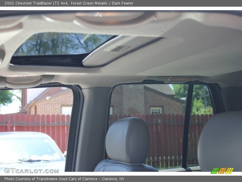 Forest Green Metallic / Dark Pewter 2002 Chevrolet TrailBlazer LTZ 4x4