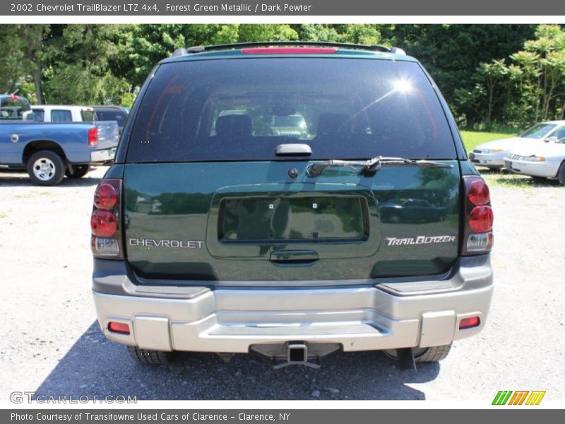 Forest Green Metallic / Dark Pewter 2002 Chevrolet TrailBlazer LTZ 4x4