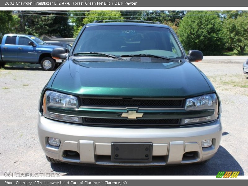 Forest Green Metallic / Dark Pewter 2002 Chevrolet TrailBlazer LTZ 4x4