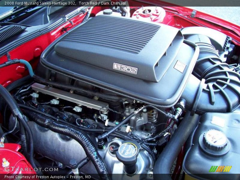Torch Red / Dark Charcoal 2008 Ford Mustang Saleen Heritage 302