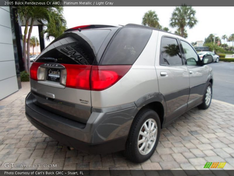 Platinum Metallic / Light Gray 2005 Buick Rendezvous CX AWD