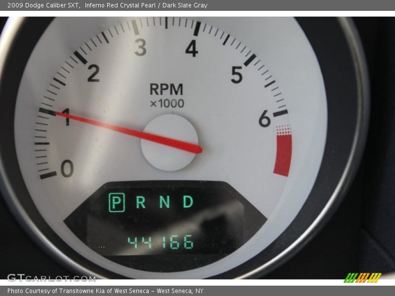 Inferno Red Crystal Pearl / Dark Slate Gray 2009 Dodge Caliber SXT