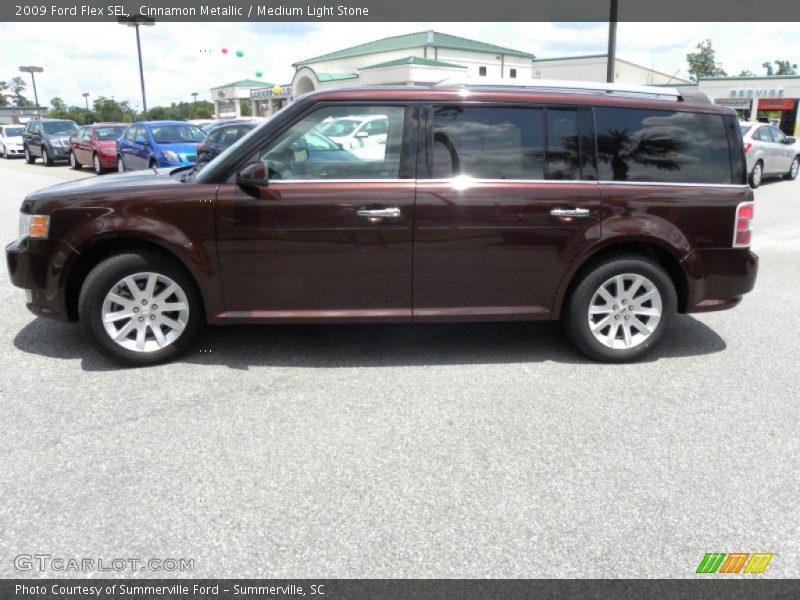 Cinnamon Metallic / Medium Light Stone 2009 Ford Flex SEL