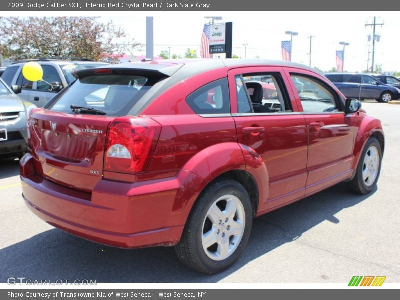 Inferno Red Crystal Pearl / Dark Slate Gray 2009 Dodge Caliber SXT