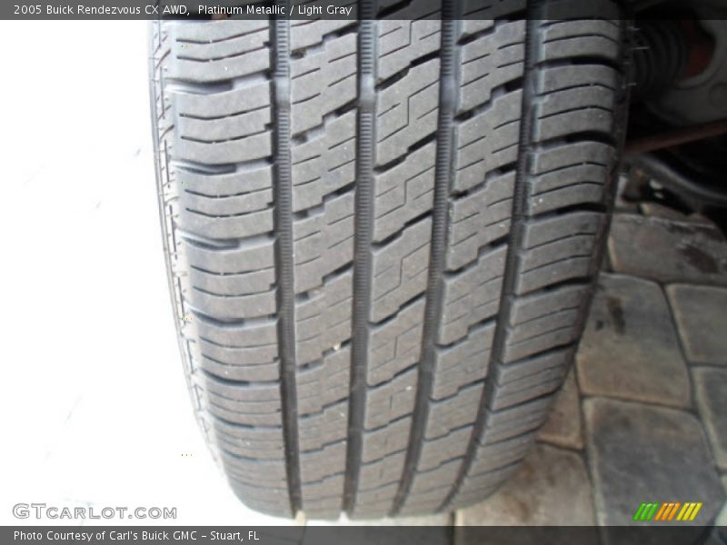 Platinum Metallic / Light Gray 2005 Buick Rendezvous CX AWD
