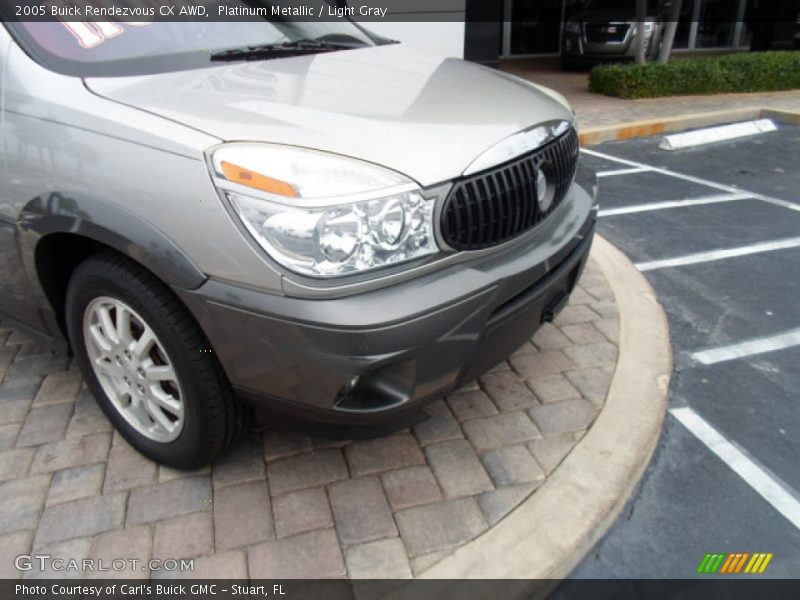 Platinum Metallic / Light Gray 2005 Buick Rendezvous CX AWD