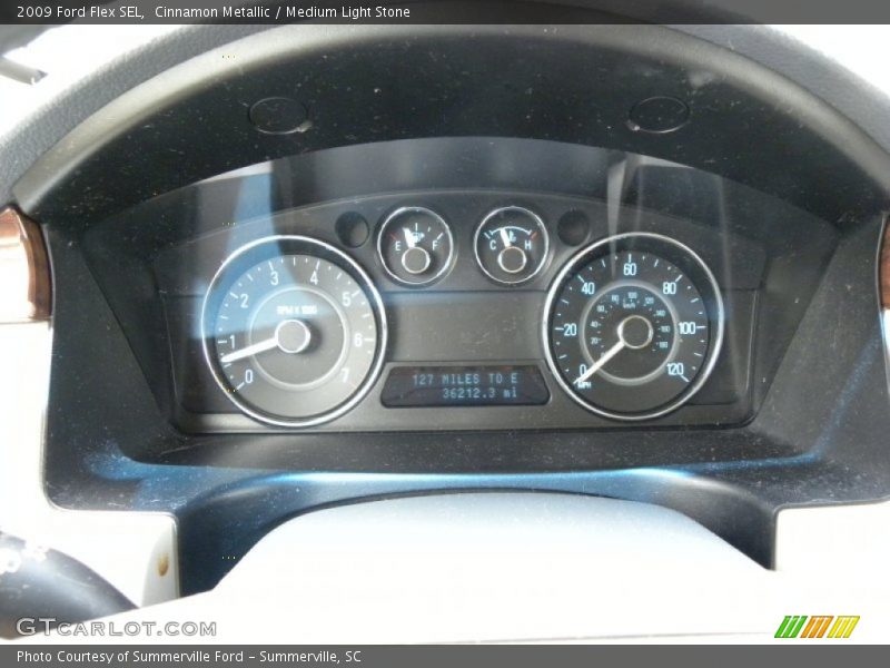 Cinnamon Metallic / Medium Light Stone 2009 Ford Flex SEL