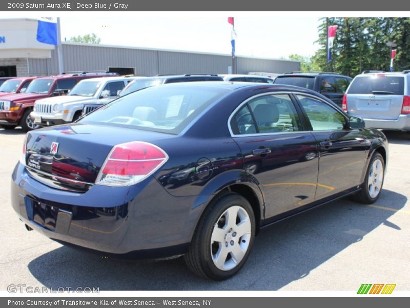 Deep Blue / Gray 2009 Saturn Aura XE
