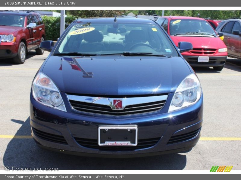 Deep Blue / Gray 2009 Saturn Aura XE