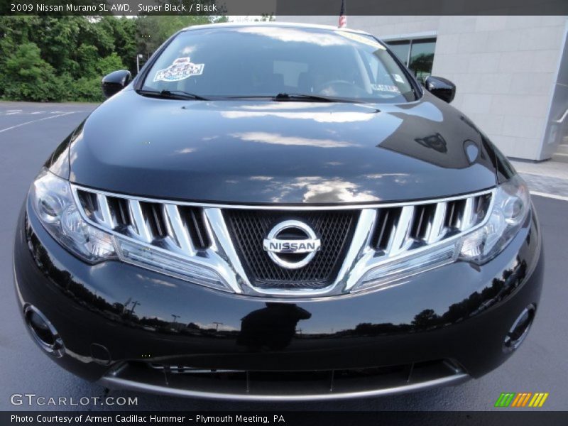 Super Black / Black 2009 Nissan Murano SL AWD