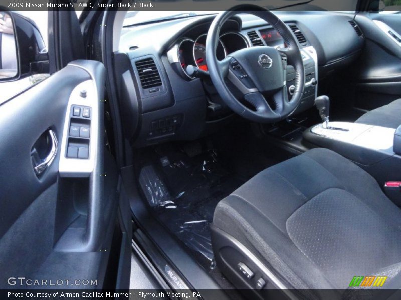 Super Black / Black 2009 Nissan Murano SL AWD