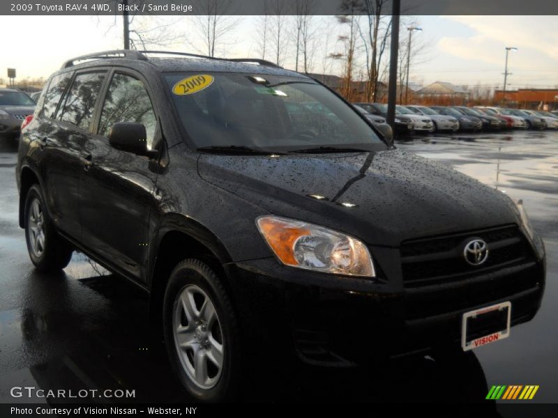 Black / Sand Beige 2009 Toyota RAV4 4WD