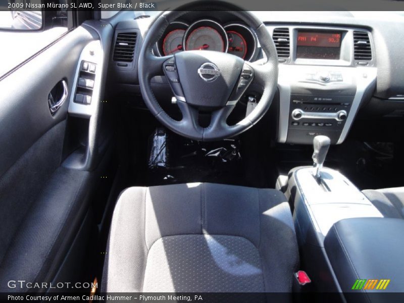 Super Black / Black 2009 Nissan Murano SL AWD