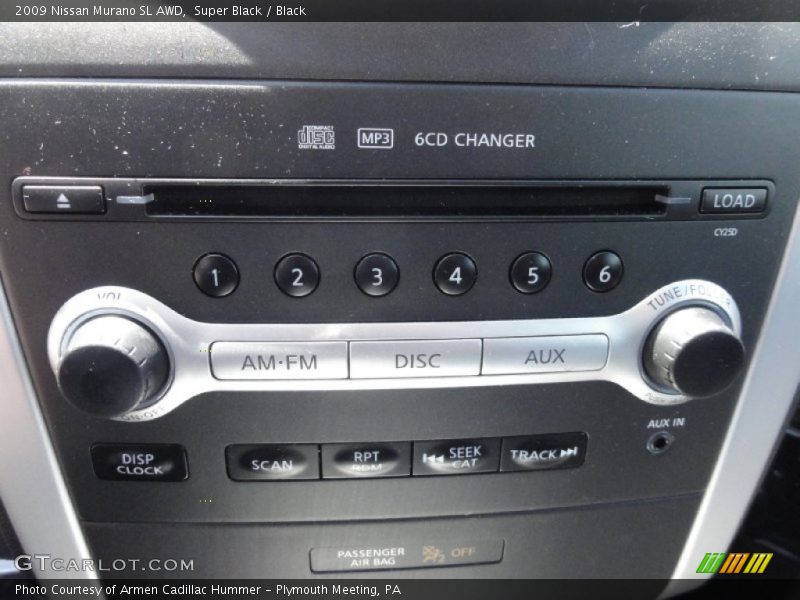 Super Black / Black 2009 Nissan Murano SL AWD