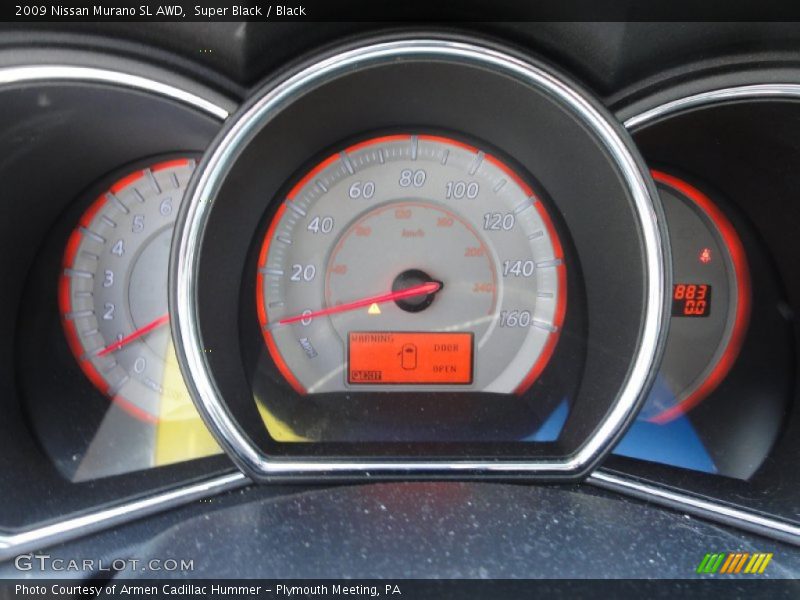 Super Black / Black 2009 Nissan Murano SL AWD