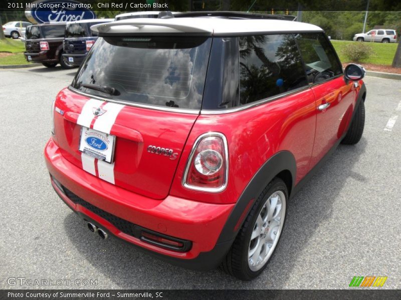 Chili Red / Carbon Black 2011 Mini Cooper S Hardtop