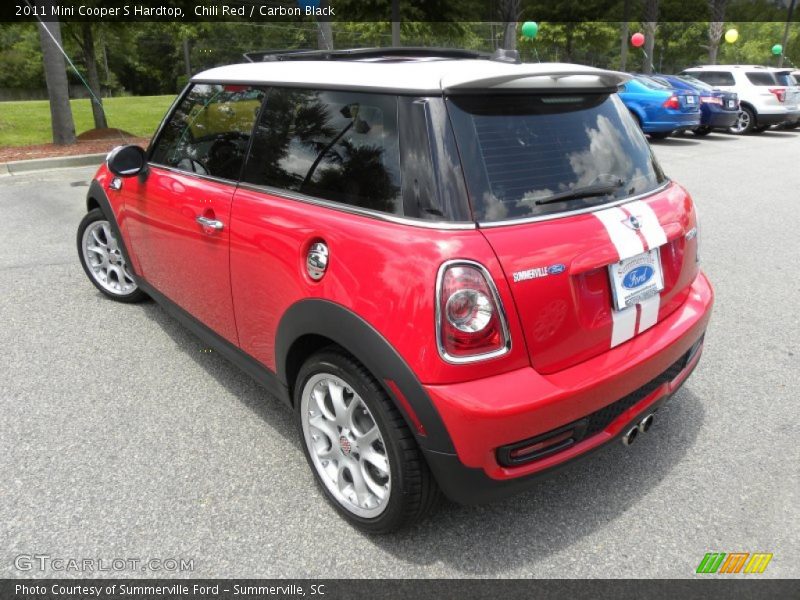 Chili Red / Carbon Black 2011 Mini Cooper S Hardtop