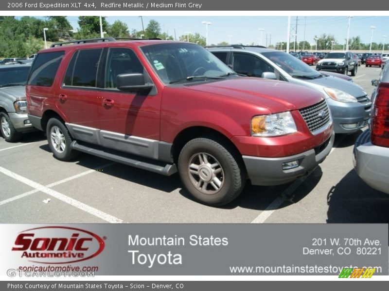 Redfire Metallic / Medium Flint Grey 2006 Ford Expedition XLT 4x4