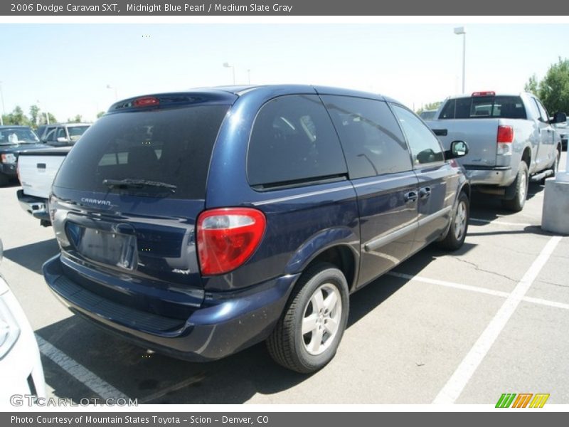 Midnight Blue Pearl / Medium Slate Gray 2006 Dodge Caravan SXT