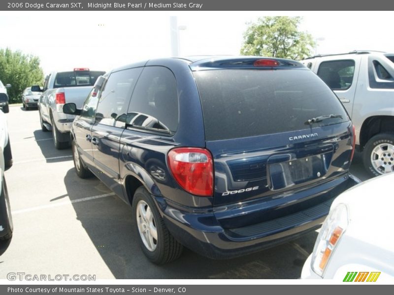 Midnight Blue Pearl / Medium Slate Gray 2006 Dodge Caravan SXT