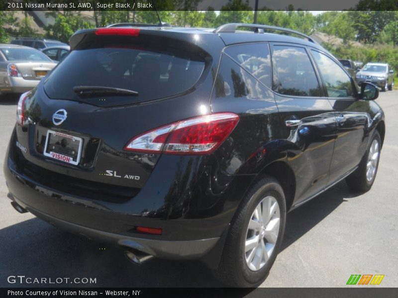 Super Black / Black 2011 Nissan Murano SL AWD