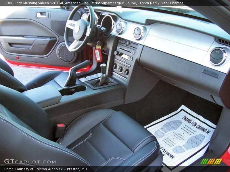 Torch Red / Dark Charcoal 2008 Ford Mustang Saleen S281 AF American Flag Patriot Supercharged Coupe