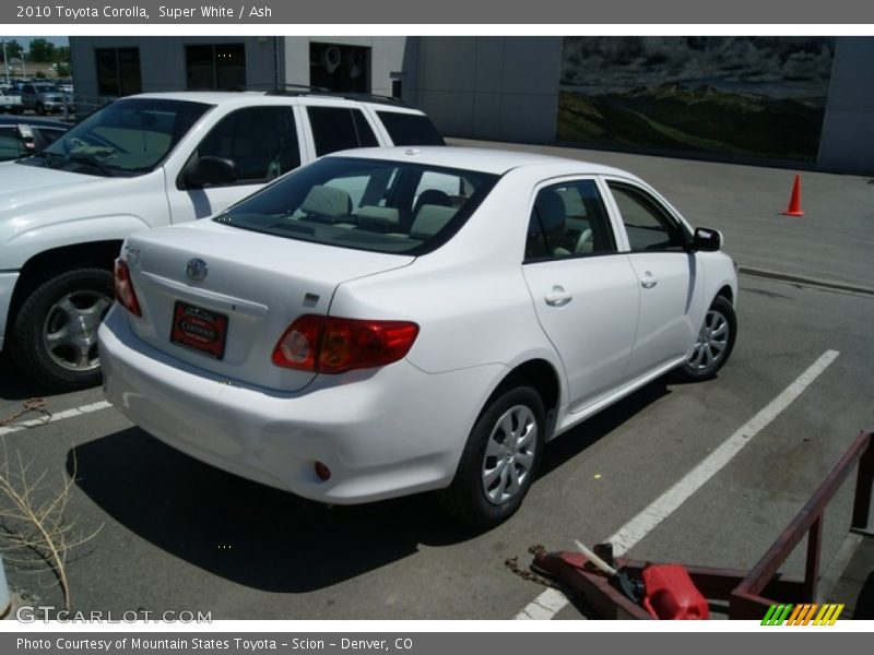 Super White / Ash 2010 Toyota Corolla