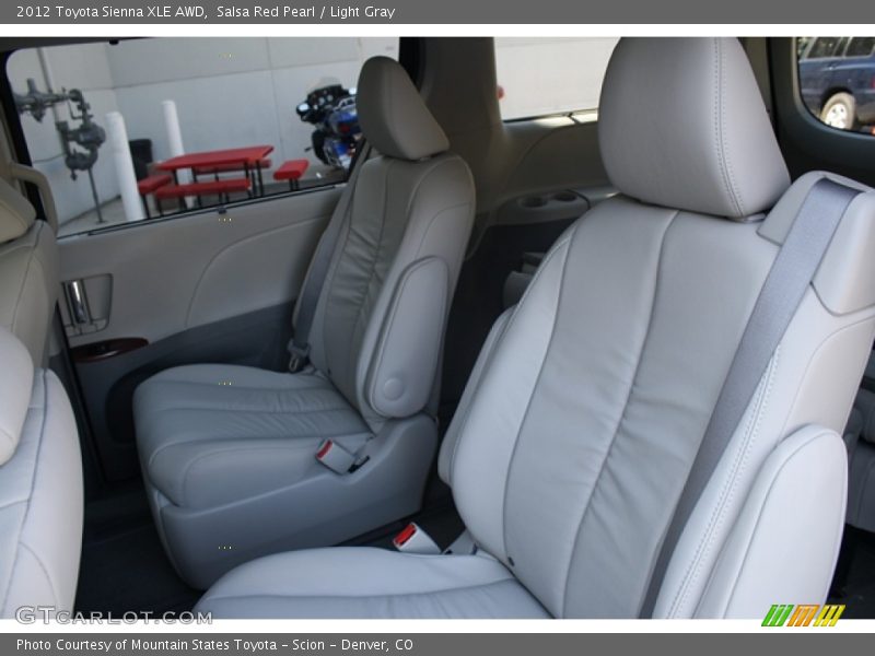Salsa Red Pearl / Light Gray 2012 Toyota Sienna XLE AWD