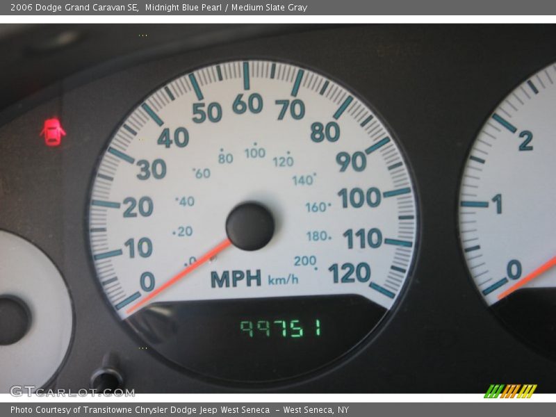 Midnight Blue Pearl / Medium Slate Gray 2006 Dodge Grand Caravan SE