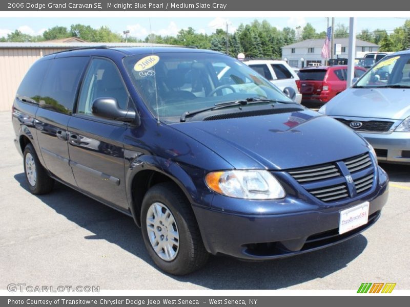Midnight Blue Pearl / Medium Slate Gray 2006 Dodge Grand Caravan SE