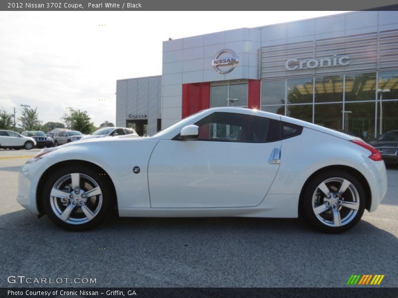 Pearl White / Black 2012 Nissan 370Z Coupe