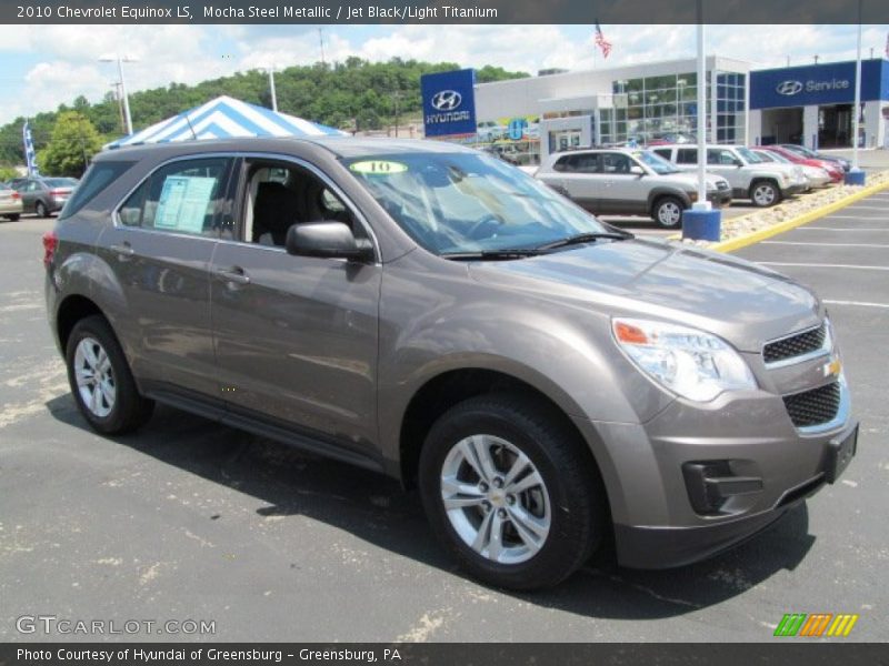 Mocha Steel Metallic / Jet Black/Light Titanium 2010 Chevrolet Equinox LS