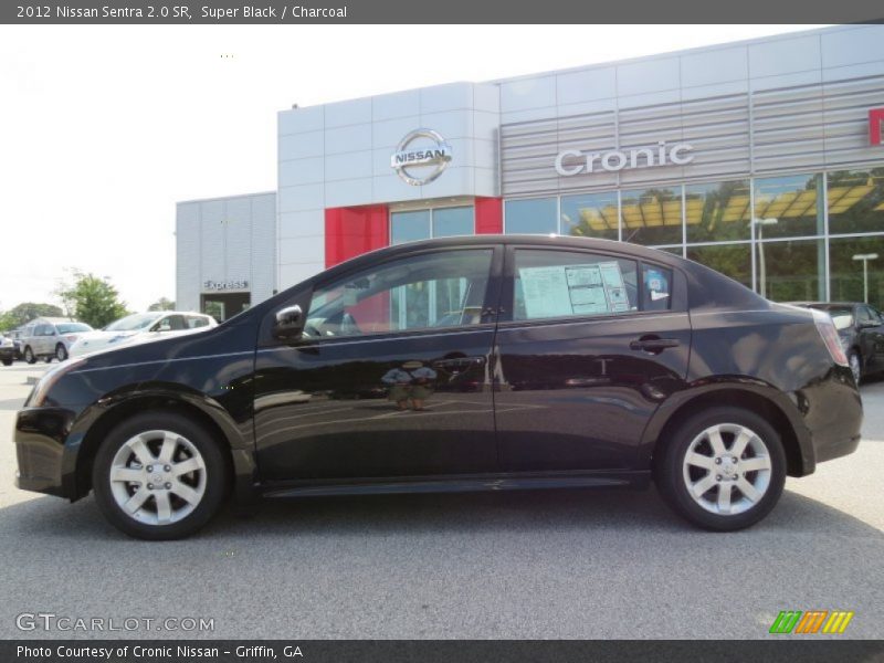Super Black / Charcoal 2012 Nissan Sentra 2.0 SR