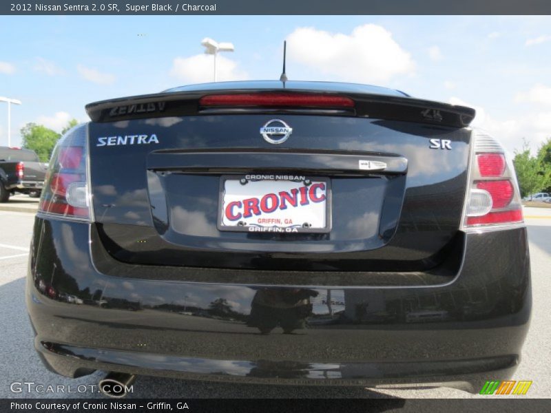 Super Black / Charcoal 2012 Nissan Sentra 2.0 SR