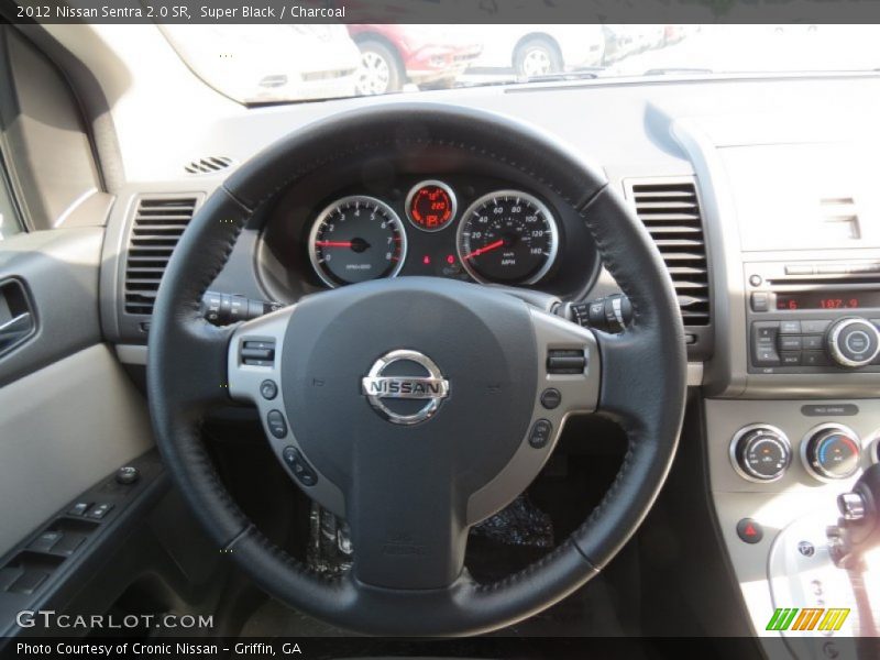 Super Black / Charcoal 2012 Nissan Sentra 2.0 SR