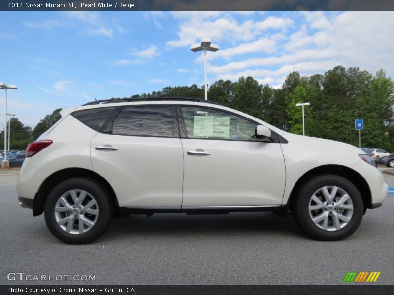 Pearl White / Beige 2012 Nissan Murano SL