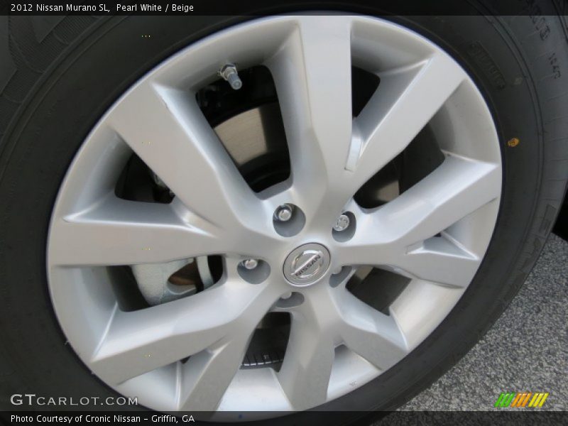 Pearl White / Beige 2012 Nissan Murano SL