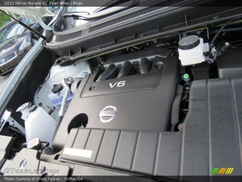 Pearl White / Beige 2012 Nissan Murano SL